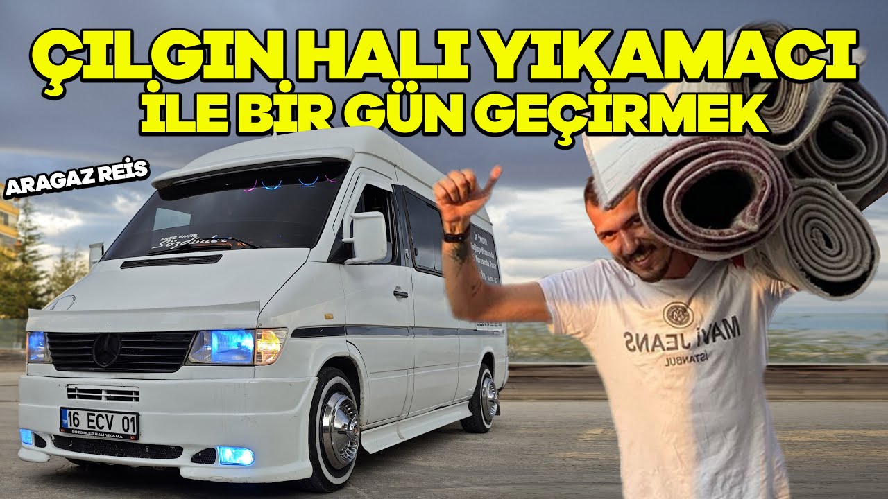 VLOG | ÇILGIN HALI YIKAMACI ARAGAZ REİS İLE BİR GÜN | HALI YIKIYORUZ