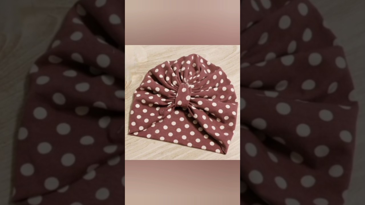 Baby turban cap cutting and stitching🧢/designer baby  cap✨#trending#babycap #shorts#viralvideo#baby