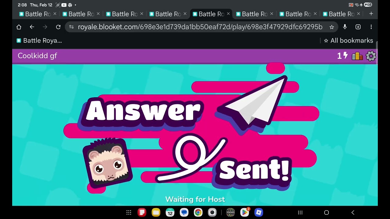 Blooket Battle Royale game #speed #quiz