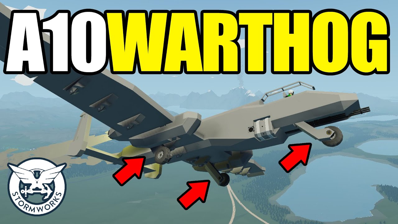 Folding Landing Gear!!! Let's Build a A-10 “Warthog” Thunderbolt! [4] Stormworks