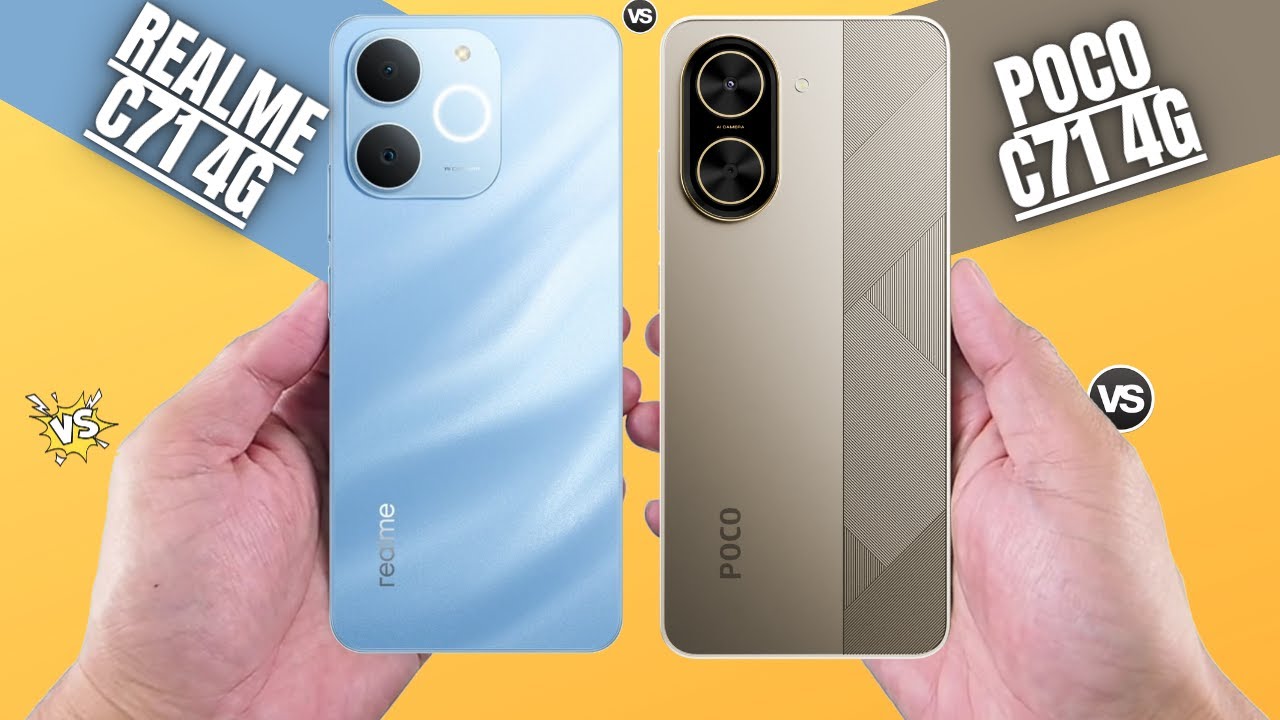 Realme C71 4G Vs Poco C71 4G - Best Phone Under 8000 /- ?