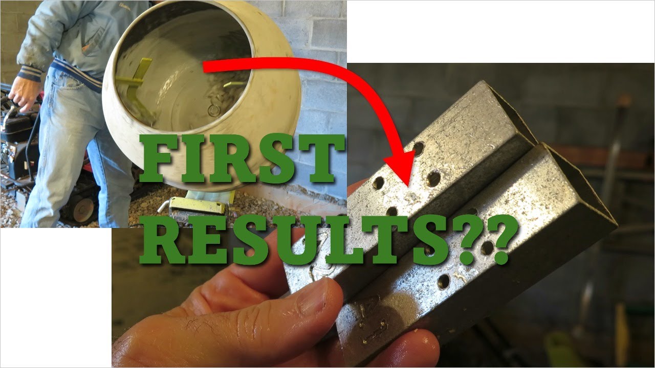 Aluminum Parts Finishing in a Cement Mixer (Part 2)