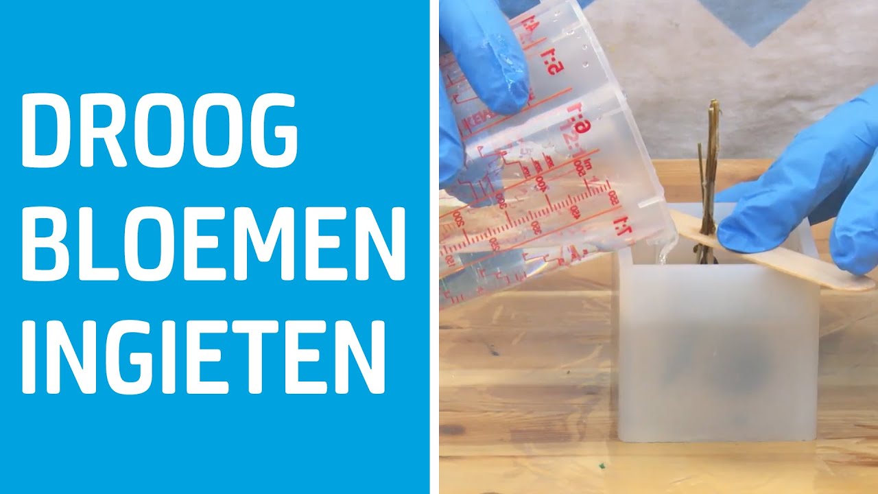DIY Droogbloemen in epoxy gieten! Zo doe je dat! | Resin Art tutorial