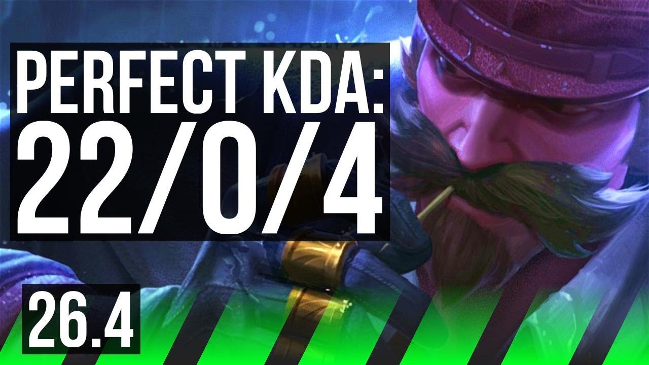 GRAVES vs ZAAHEN (JGL) | Perfect KDA: 22/0/4 | KR Grandmaster | 26.4