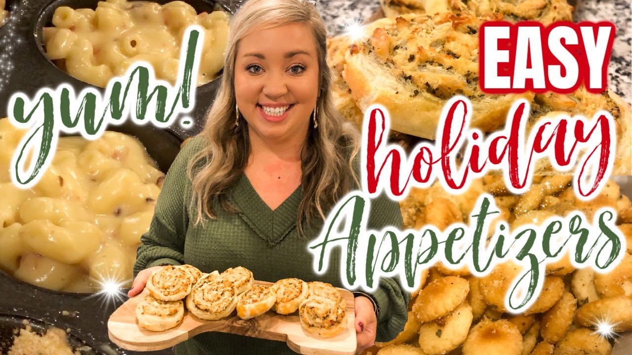 HOLIDAY APPETIZERS | EASY APPETIZER RECIPES | COOK WITH ME | JESSICA O'DONOHUE