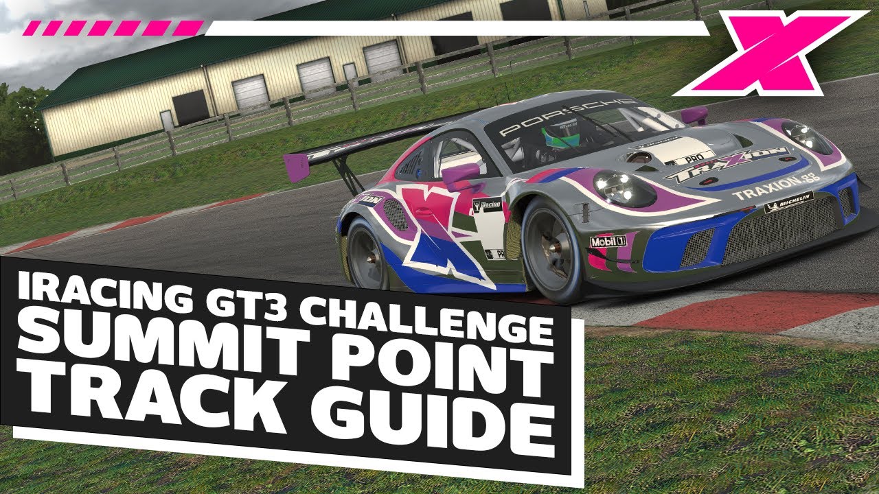 Summit Point | @Dave Cam iRacing Руководство по трассе Porsche GT3R