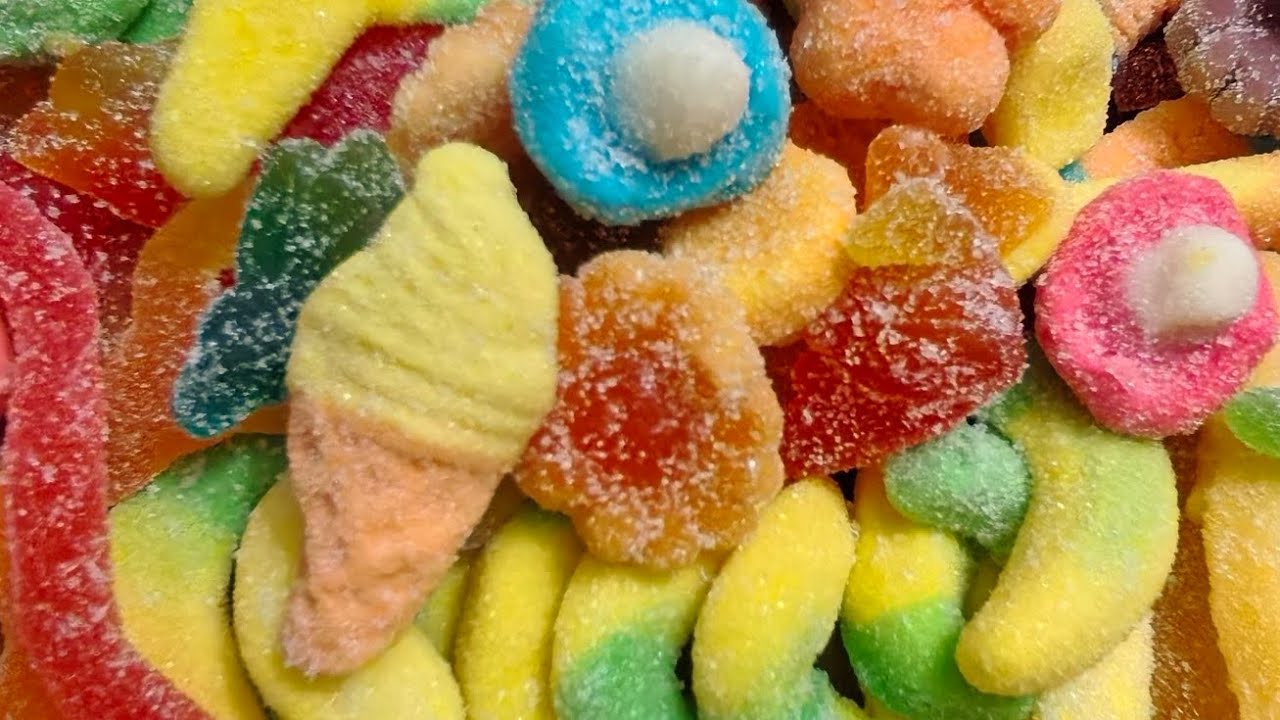 Filling Platter with Sweets 🍬ASMR 🍭Oddlysatisfying #unboxing #satisfying 