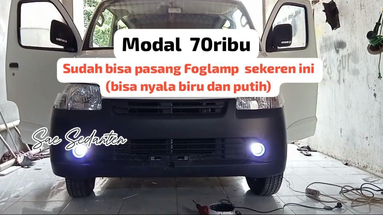LENGKAP .!! Cara Pasang Foglamp Universal Mobil sendiri dirumah