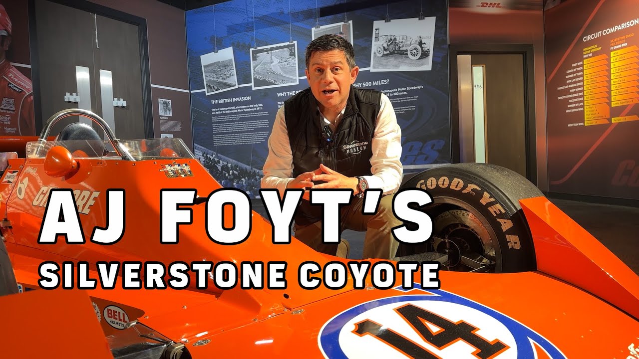 AJ FOYT'S MEGA 1978 COYOTE!!! | Silverstone Museum vodcast ep 10