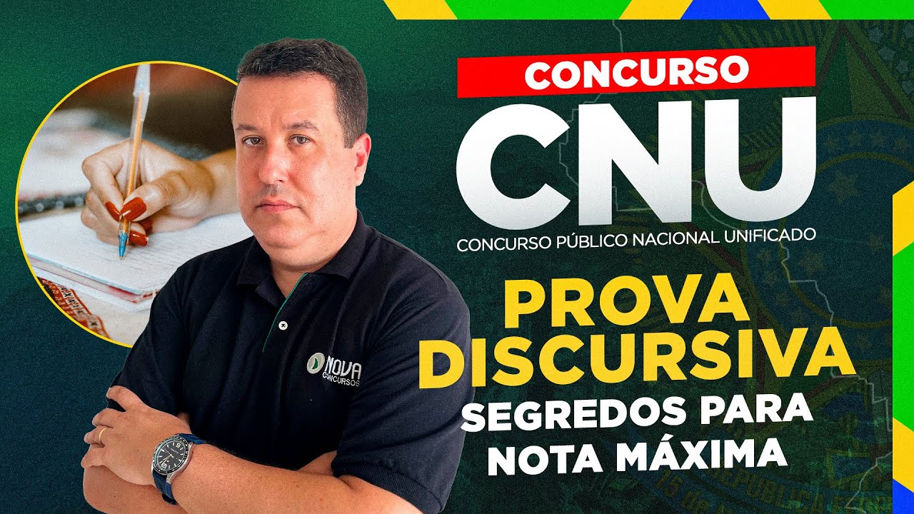 Como se preparar para a PROVA DISCURSIVA do CNU 2025 🔥