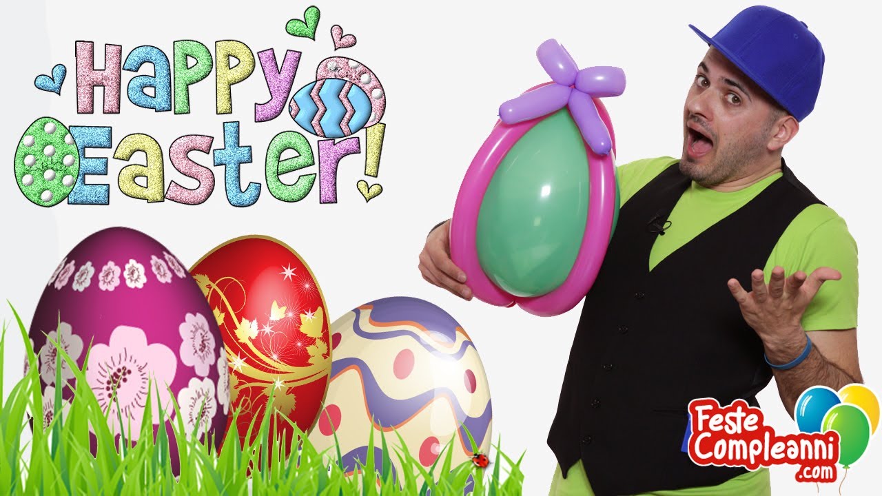 Palloncino Uovo di Pasqua - Tutorial Balloon art