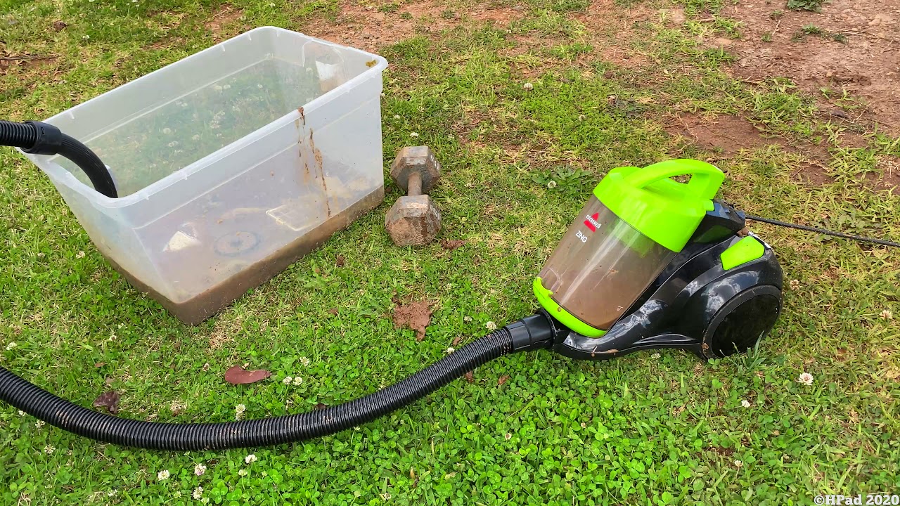 Bissell Zing Canister Vacuum Cleaner Water Test