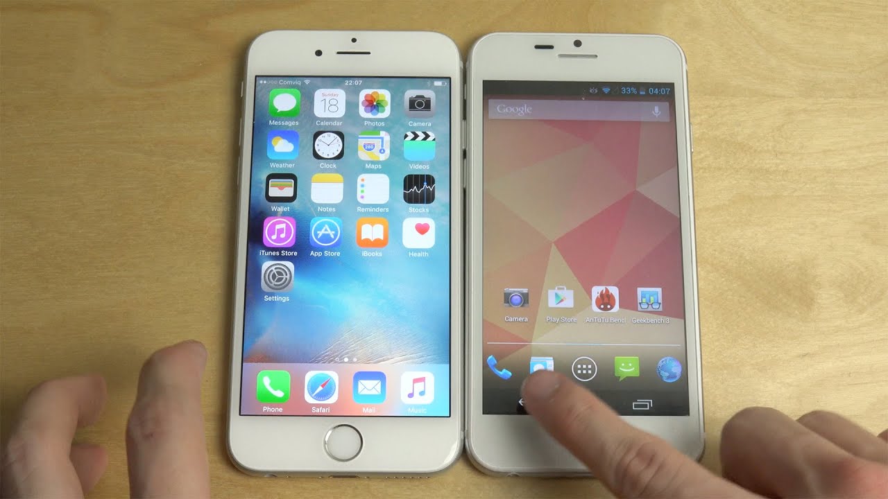 iPhone 6S vs. GooPhone I6 - Speed Comparison!