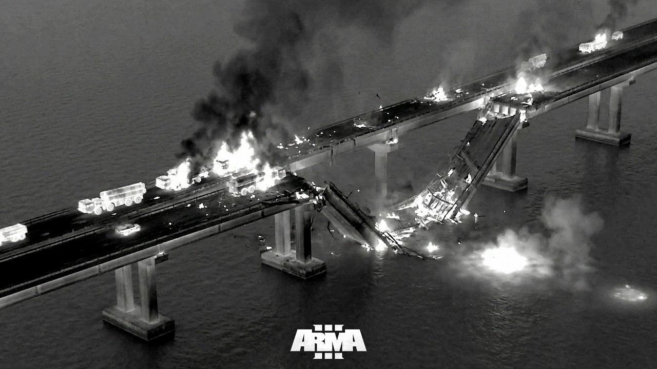 HUGE Iranian Ballistic Missile Convoy BLOWN UP on Tehran's Bridge by U.S. B-2 Bombers | Arma 3 Sim