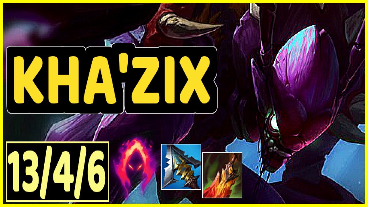 KHA'ZIX VS TALON - 13/4/6 KDA JUNGLE GAMEPLAY DIAMOND IV