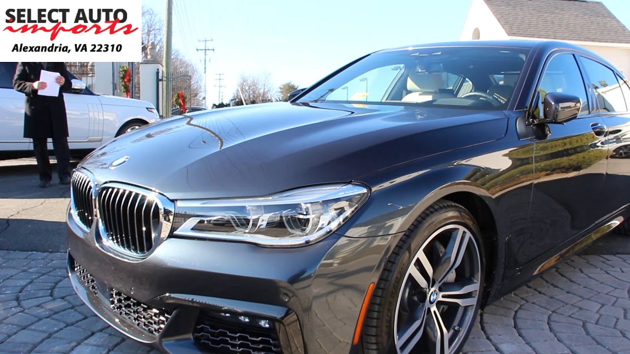 2016 BMW 750i xDrive M Sport PKG Singapore Gray Select Auto Imports in Alexandria, VA #19300