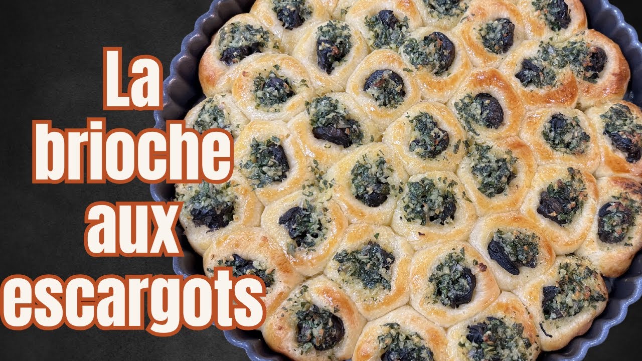 Brioche aux escargots : la recette idéale pour l'apéritif. Tellement satisfaisant...