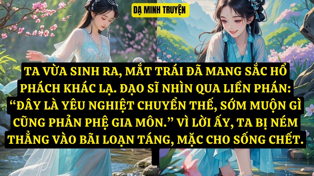 TRUYỆN: TA VỪA SINH RA, MẮT TRÁI ĐÃ MANG SẮC HỔ PHÁCH KHÁC LẠ. ĐẠO SĨ NHÌN QUA  DM194