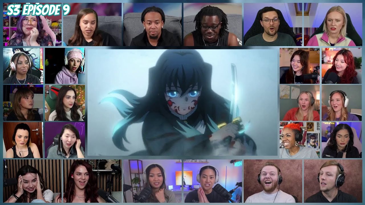 Demon Slayer Season 3 Episode 9 Reaction Mashup | Kimetsu no Yaiba 鬼滅の刃