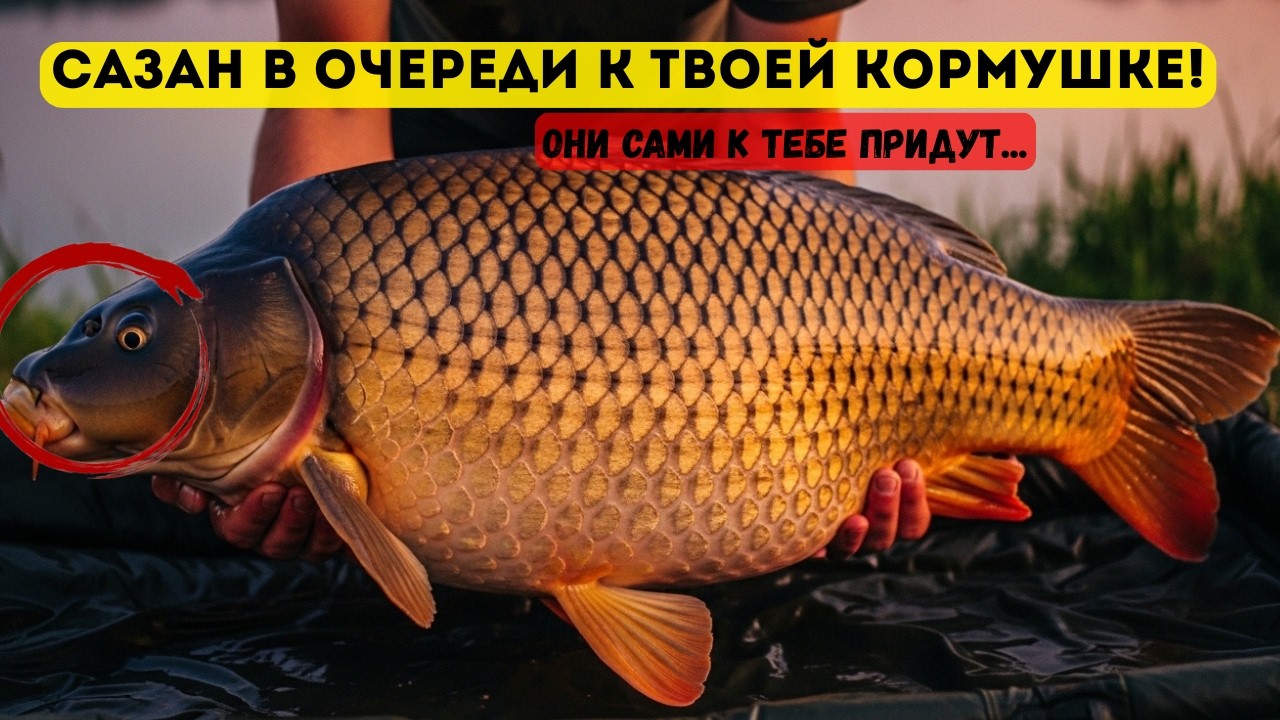 Положи это в кормушку, и сазан сам выстроится в очередь: секретная добавка чемпионов.