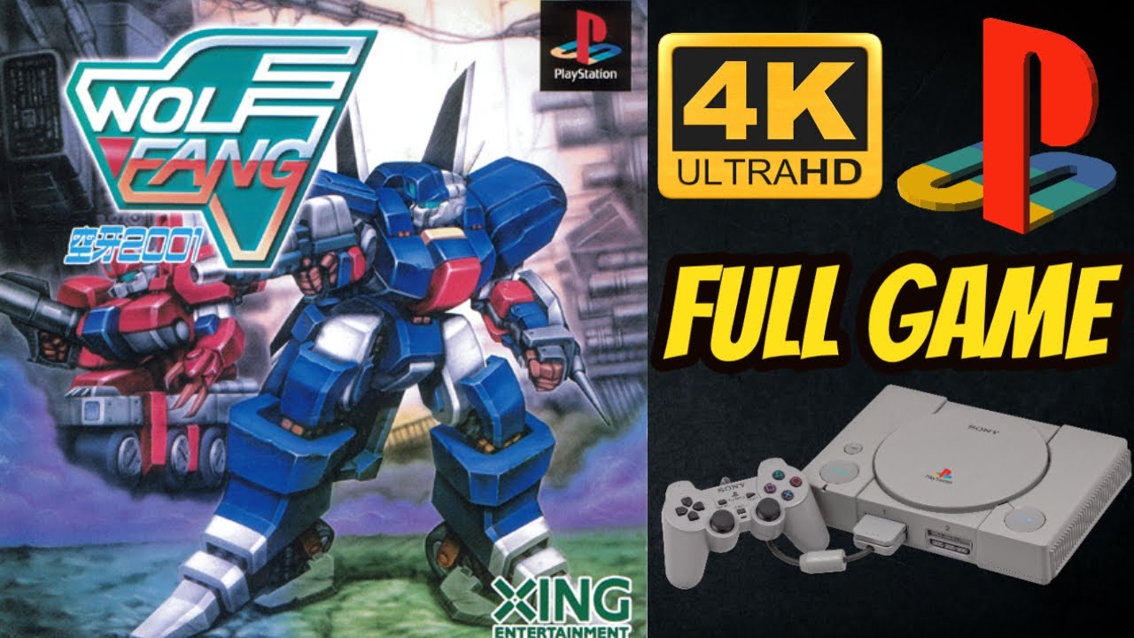 Wolf Fang: Kuuga 2001| PS1 | 4K60ᶠᵖˢ UHD🔴 | Gameplay Walkthrough Longplay Full Movie Game