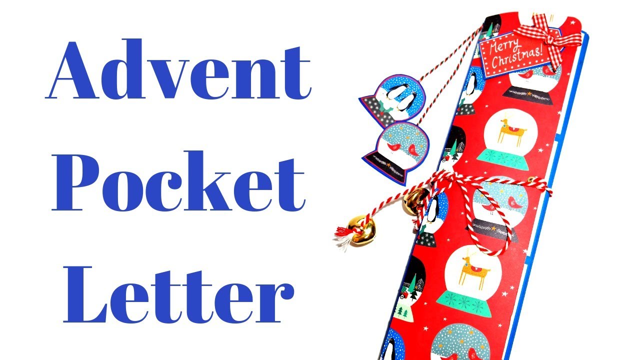 Advent Pocket Letter | Christmas Workshop 2018 | Mixed Up Craft