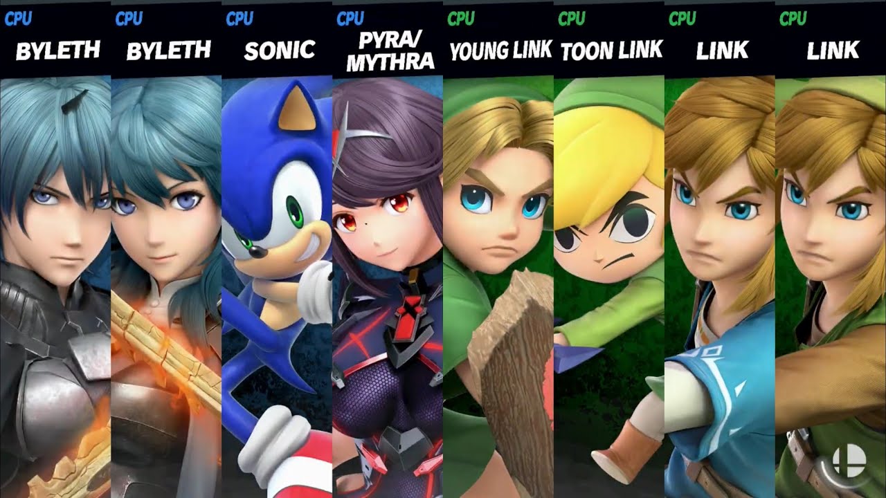 Super Smash Bros. Ultimate - Fire Emblem: Three Houses & Sonic x Shadow Generations vs. Link Union