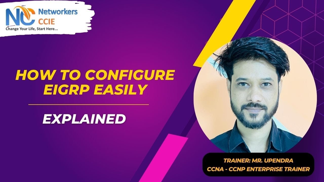 How to Configure EIGRP Easily | CCNA | NC Educations