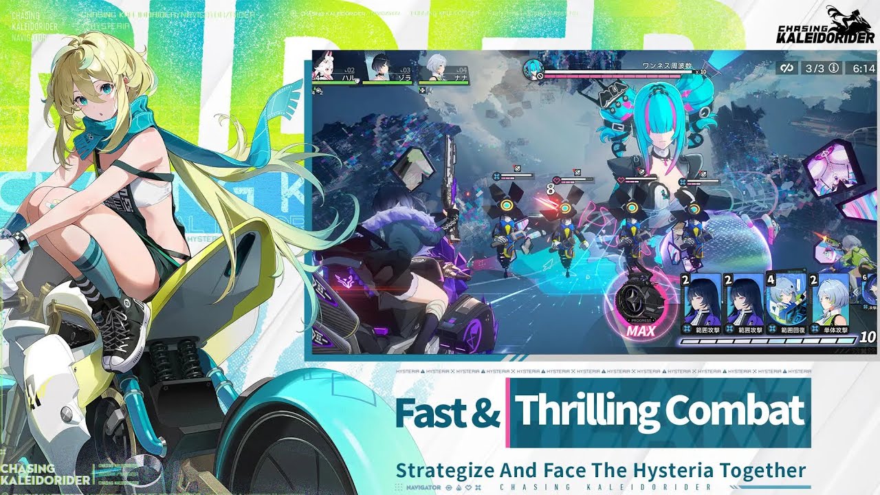 Chasing Kaleidorider CBT Gameplay