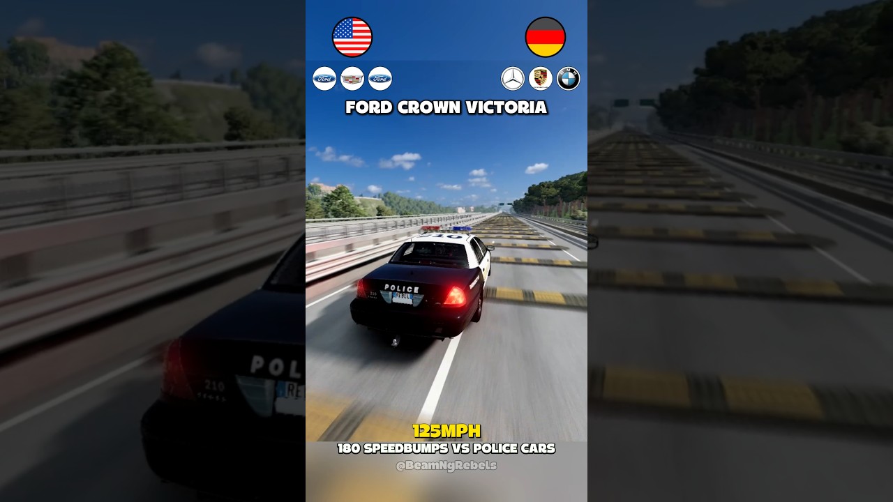 Американские полицейские машины 🇺🇸 против немецких полицейских машин 🇩🇪 #США #германия
