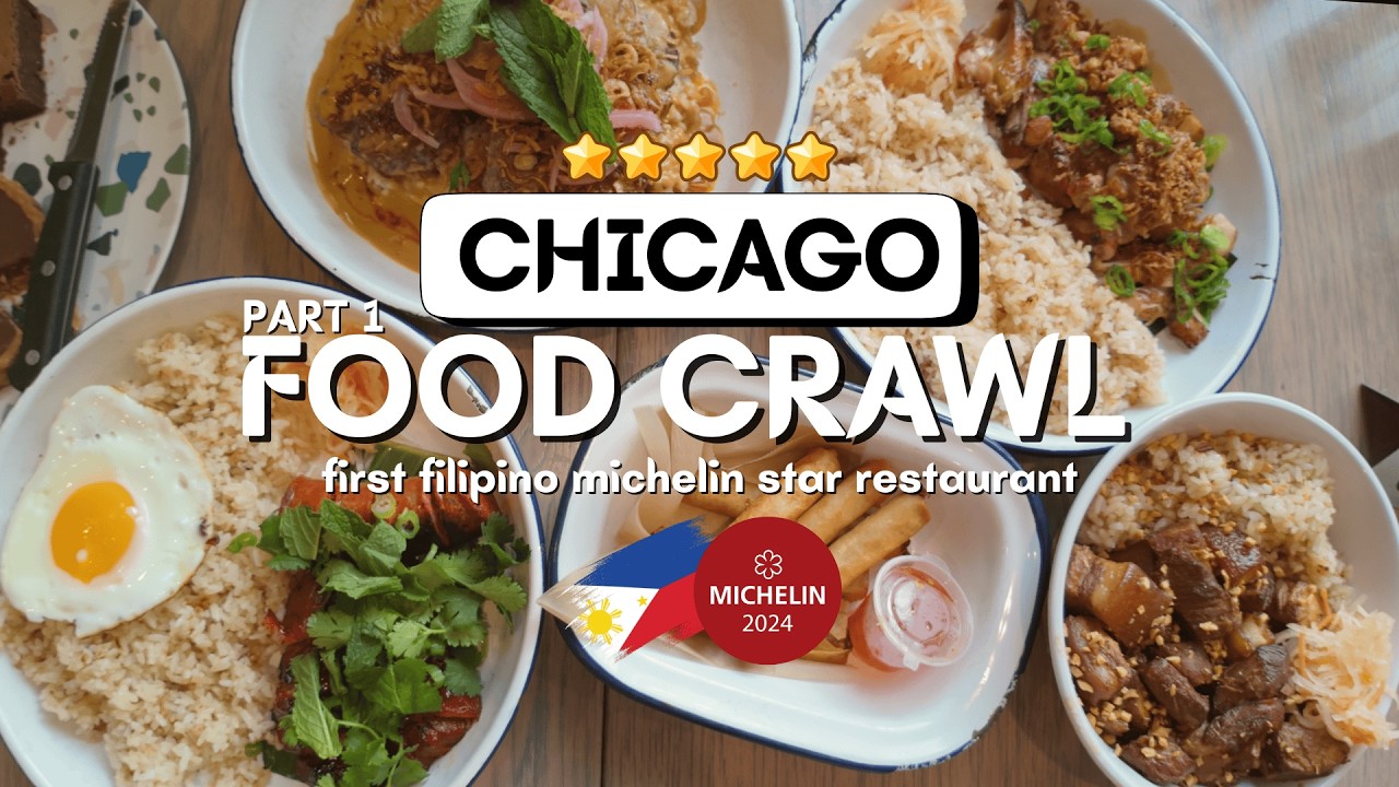 we tried the first michelin star filipino restaurant 🇵🇭 | chicago food crawl pt. 1