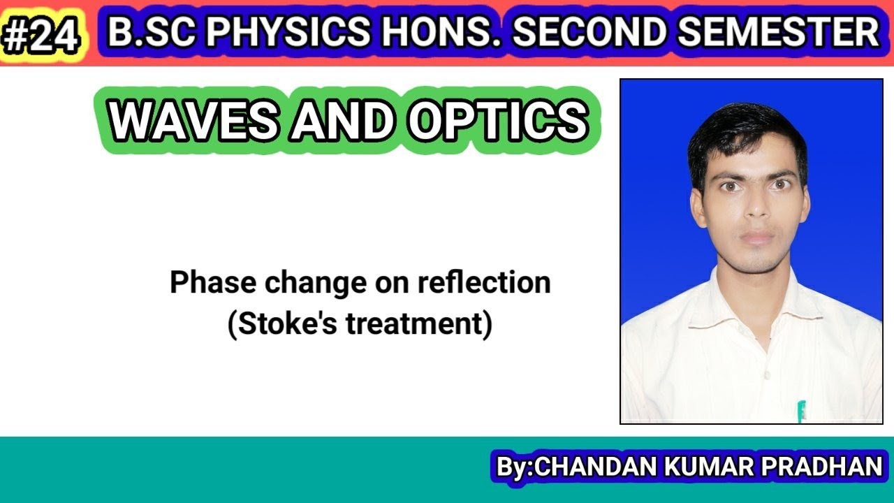 WAVES AND OPTICS: Phase change on reflection (Stok's treatment)