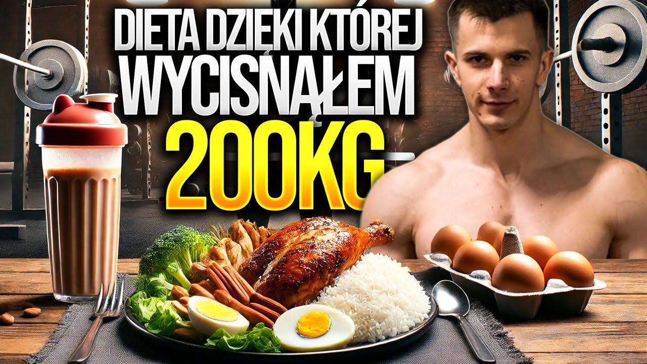 DZIEŃ JEDZENIA NA MASIE - DIETA POD 200 KG NA KLATĘ