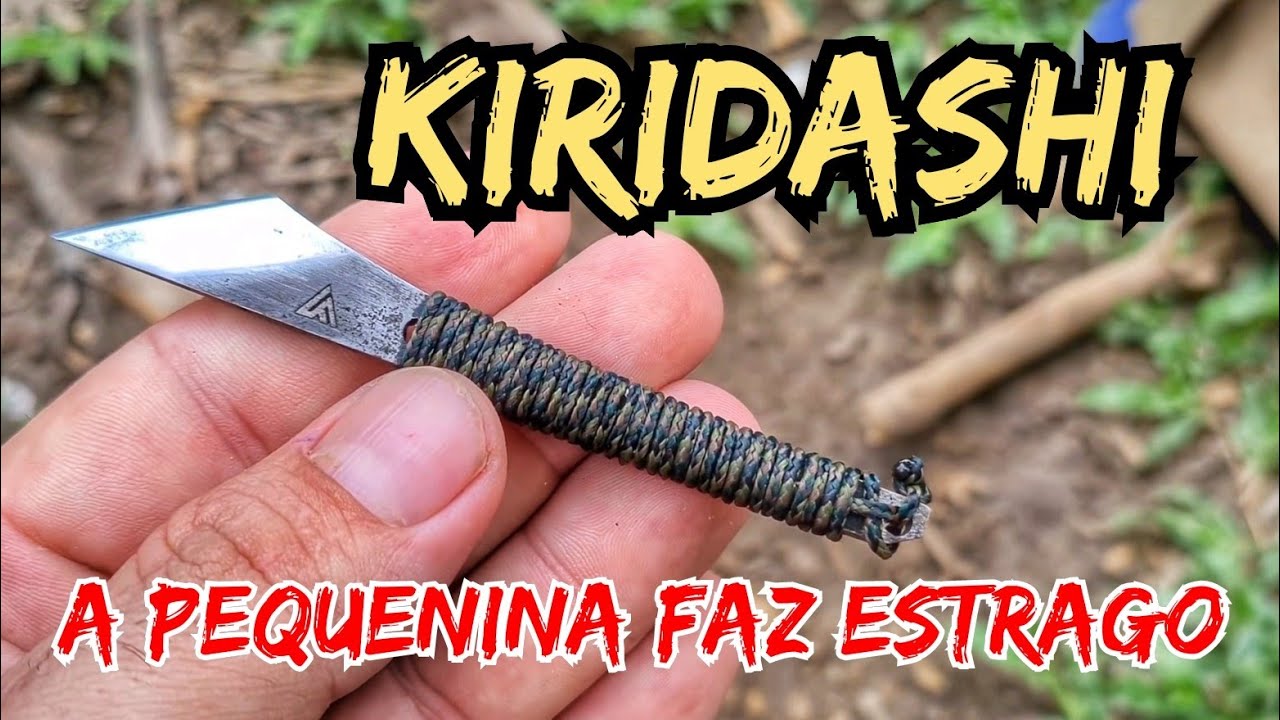 FACA KIRIDASHI | TESTEI A PEQUENA E EFICIENTE FERRAMENTA DE ORIGEM JAPONESA #equipamentos