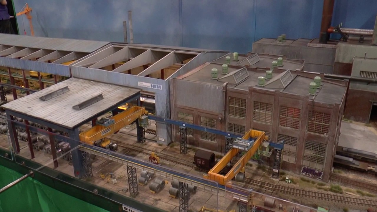 Eisen-Stahl im Ruhrgebiet - A Steel Fabrication Diorama - Eurospoor 2016 - Stahlwerk Gerd Otto