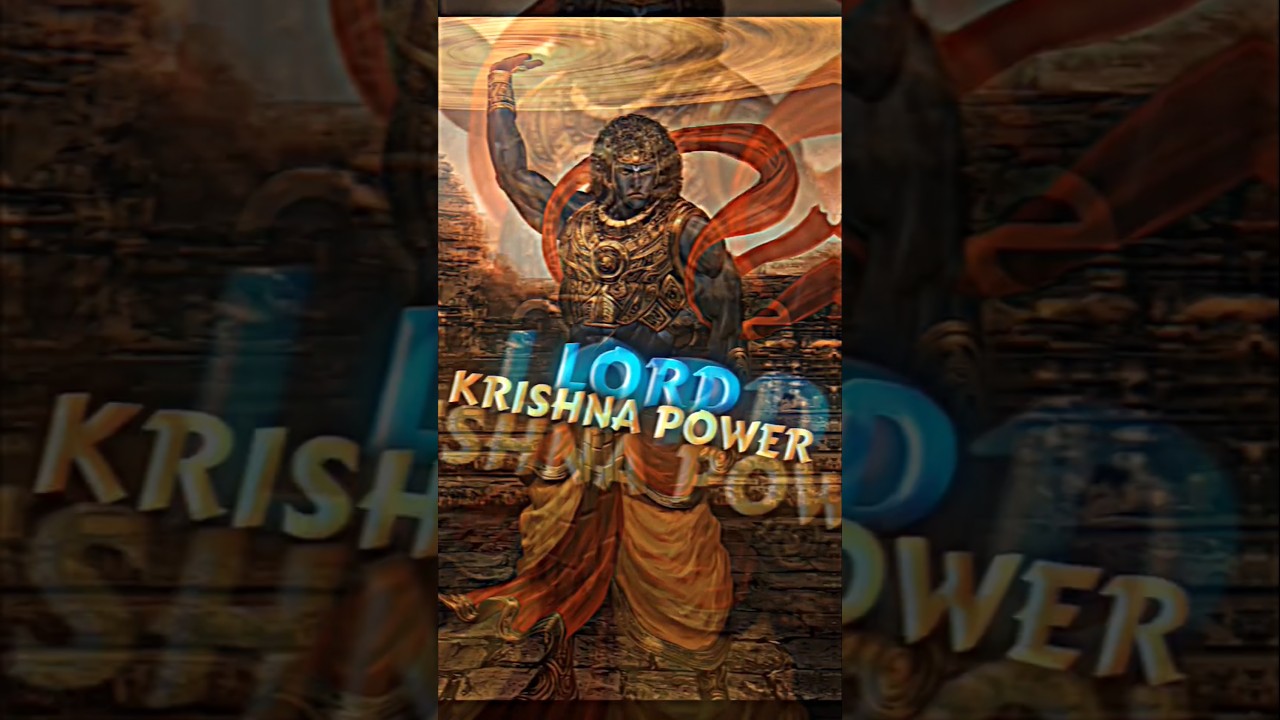 कृष्णा जी का महान क्रोध।। Lord Krishna Power || #brahmacharya #mahabharat #edit #lordkrishna #short