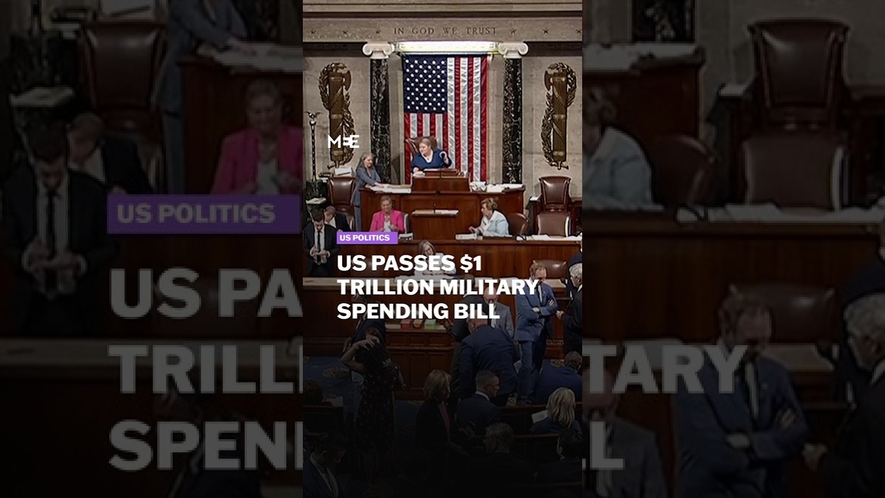 US passes $1 trillion military spending bill, including Israeli integration