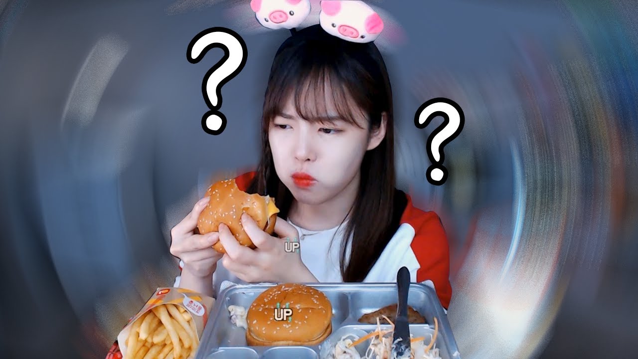 우주 최초! 다쁘의 먹방 중단?! feat. 밀리터리버거
