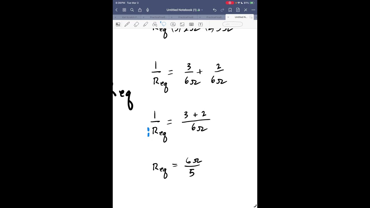 Solving easy circuits