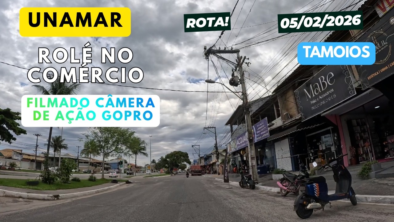 O Comércio de Unamar explodiu! Veja as novas lojas e como a região mudou.