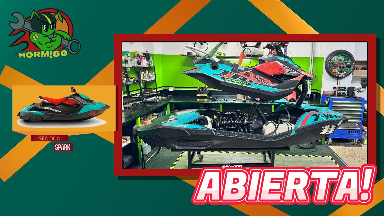 🔧 mantenimiento SeaDoo SPARK ⚡ FACIL Paso a paso. (abrir)