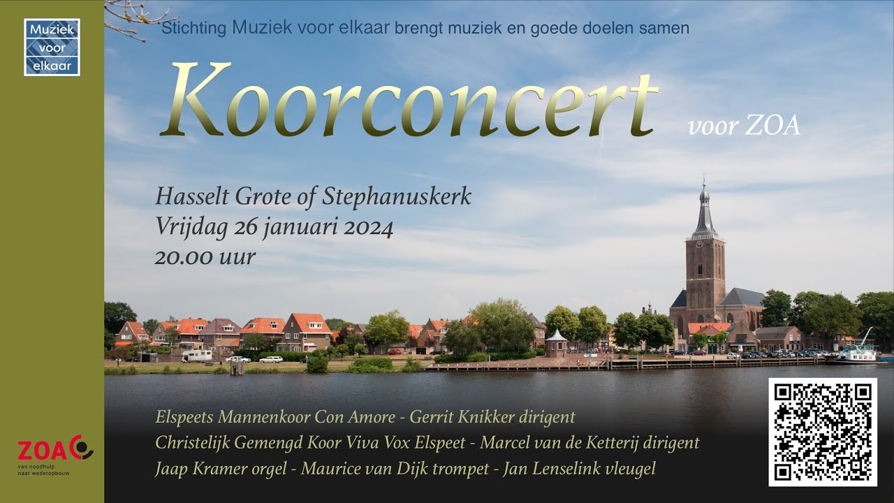 Koorconcert vanuit de Grote Kerk in Hasselt
