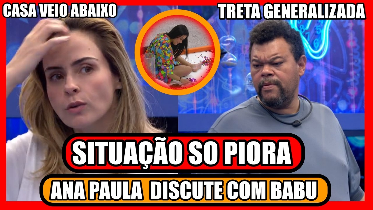 🔥EXPLODIU NÃO AGUENTA MAIS ANA PAULA;  TIROU SATIFAÇÕES; GABY SE REVOLTA CONTRA ALBERTO; BBB26