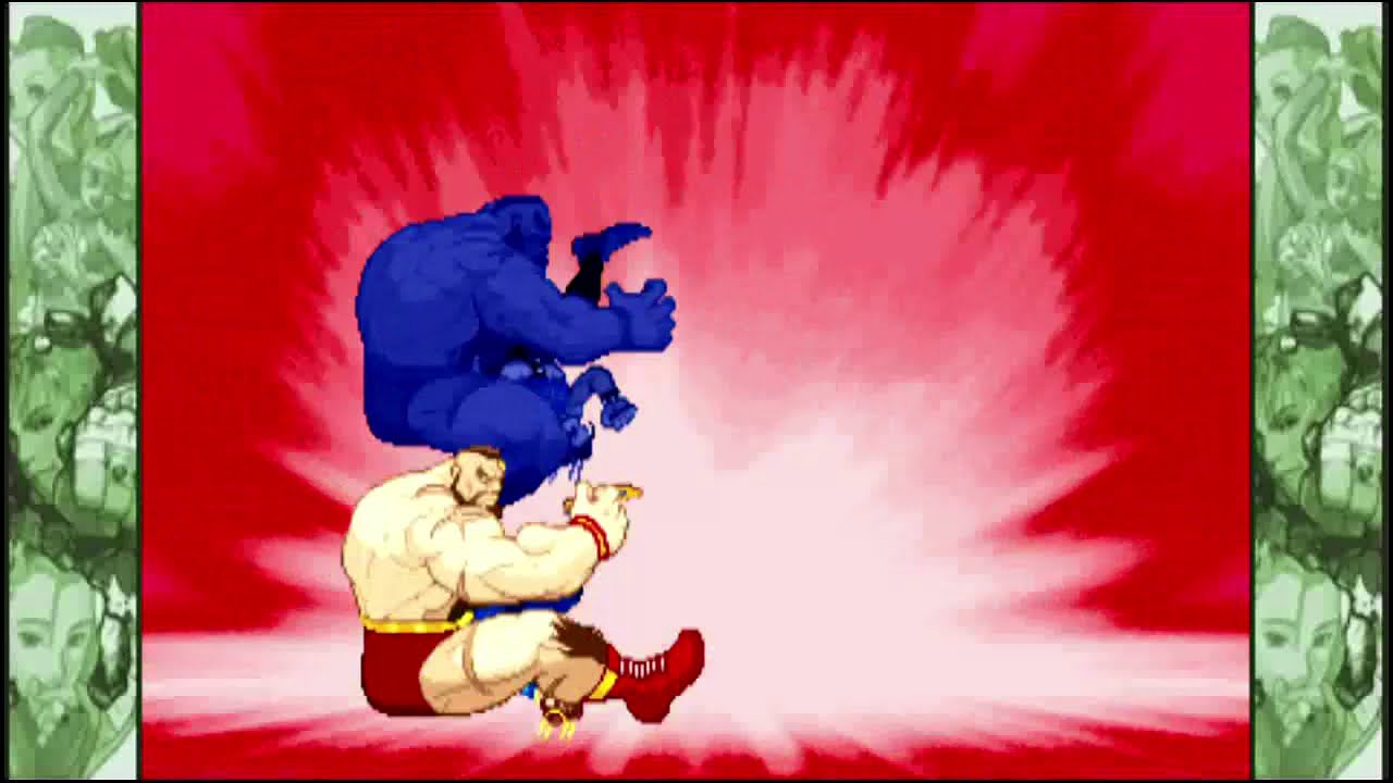 Street Fighter Alpha 3 MAX (PSP) Arcade as Zangief