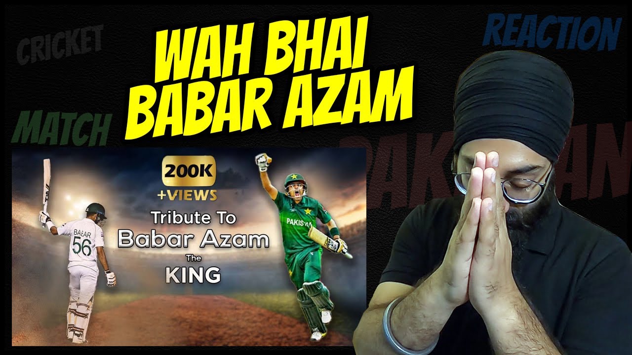 Indian Reaction on Tribute To Babar Azam | The King | PunjabiReel TV