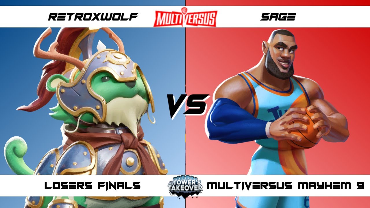 MultiVersus Mayhem 9 Losers Finals Retroxwolf (Reindog) vs SAGE (LeBron) MultiVersus Tournament