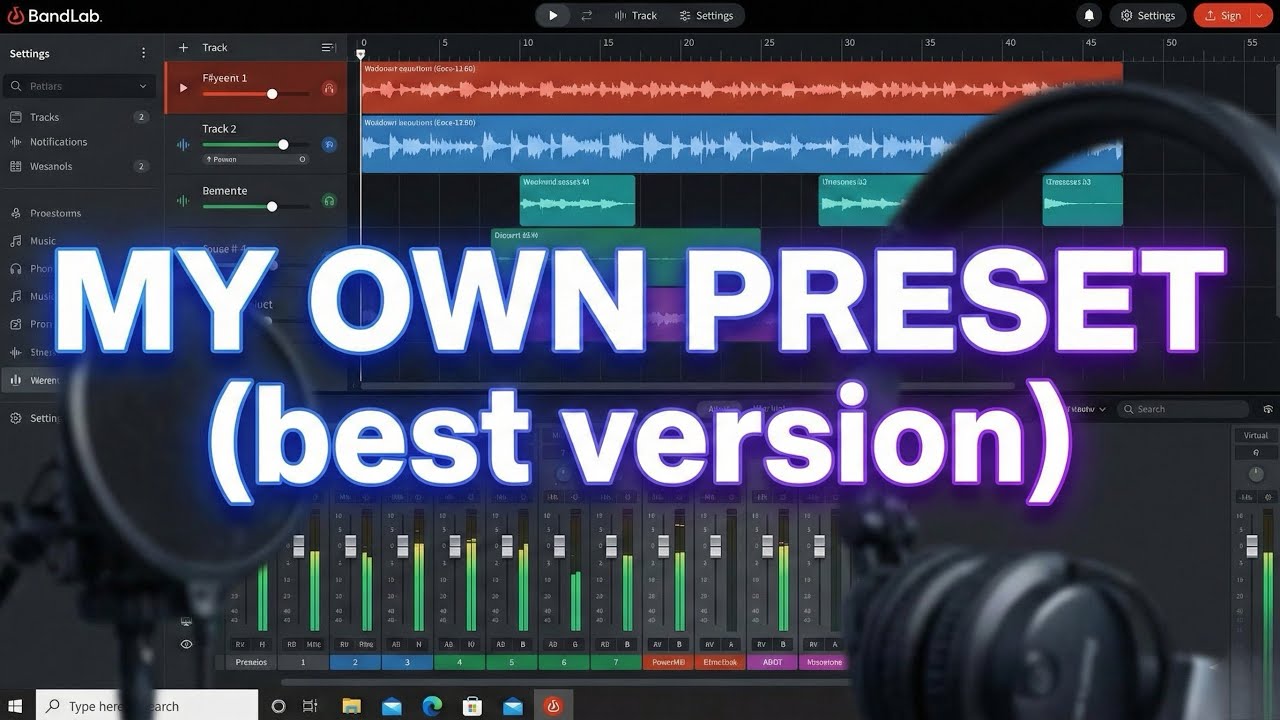 *BEST VERSION OF MY PRESET* BandLab Prest‼️