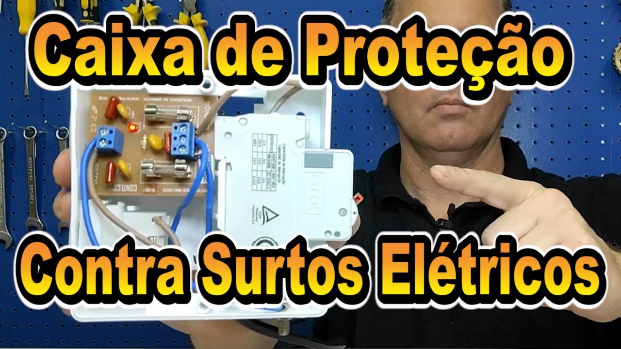 Caixa de Prote&ccedil;&atilde;o contra Surtos El&eacute;tricos - Port&atilde;o Autom&aacute;tico