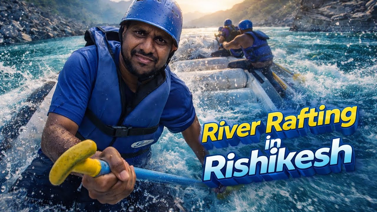 My First River Rafting Experience in Rishikesh 😱🌊 | Crazy Rapids & Full Fun | Full Adventure Vlog