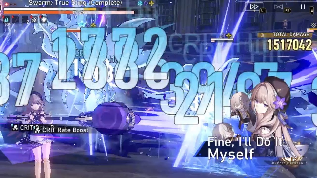When Herta Said Fine, I'll Do It Myself | Honkai Star Rail Swarm Disaster Difficulty 4